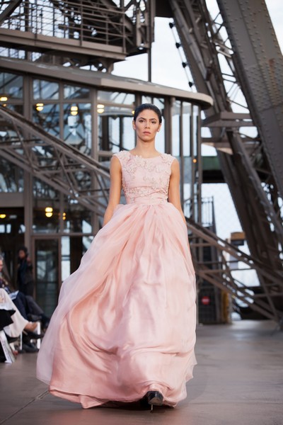 Unconventional Catwalk Took Over Paris The Phenomenal Success of Jessia Minh Anhs Autumn Fashion Show Atop the Eiffel Tower